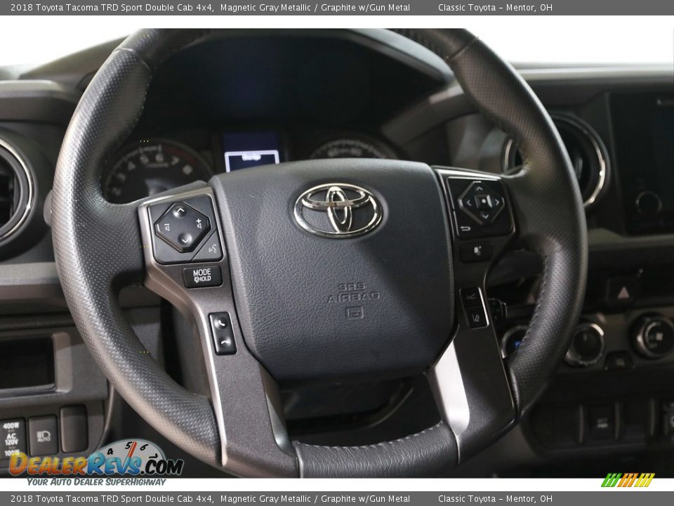 2018 Toyota Tacoma TRD Sport Double Cab 4x4 Magnetic Gray Metallic / Graphite w/Gun Metal Photo #7