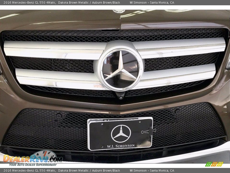 2016 Mercedes-Benz GL 550 4Matic Dakota Brown Metallic / Auburn Brown/Black Photo #30