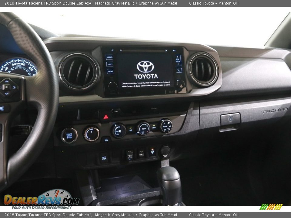 2018 Toyota Tacoma TRD Sport Double Cab 4x4 Magnetic Gray Metallic / Graphite w/Gun Metal Photo #9