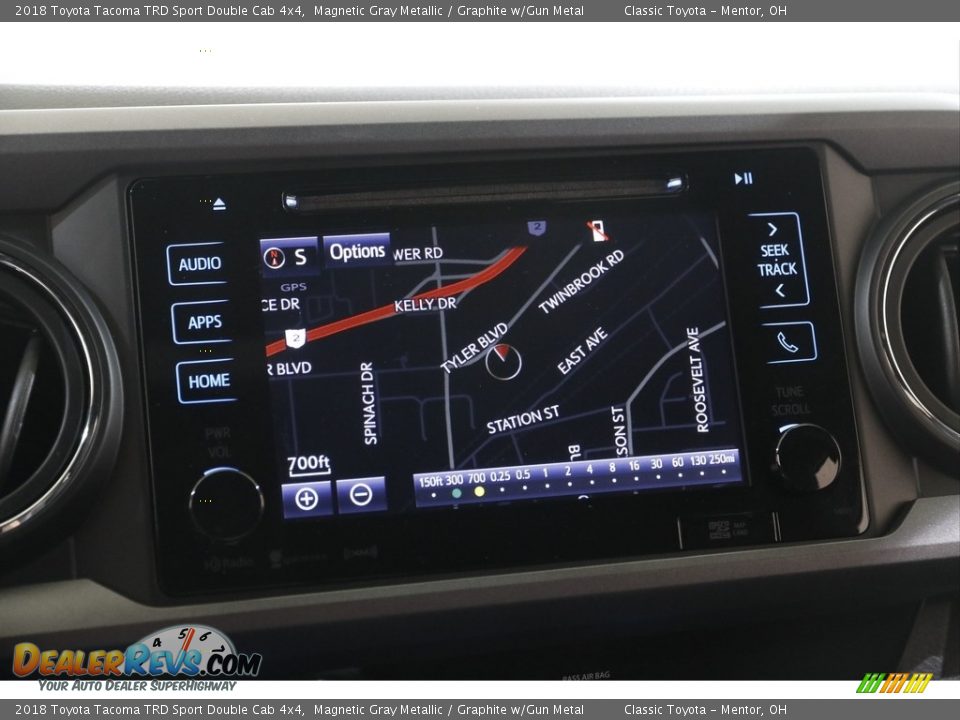 2018 Toyota Tacoma TRD Sport Double Cab 4x4 Magnetic Gray Metallic / Graphite w/Gun Metal Photo #11