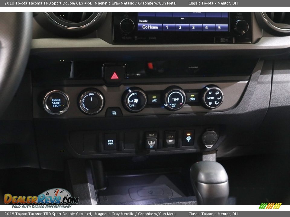 2018 Toyota Tacoma TRD Sport Double Cab 4x4 Magnetic Gray Metallic / Graphite w/Gun Metal Photo #12