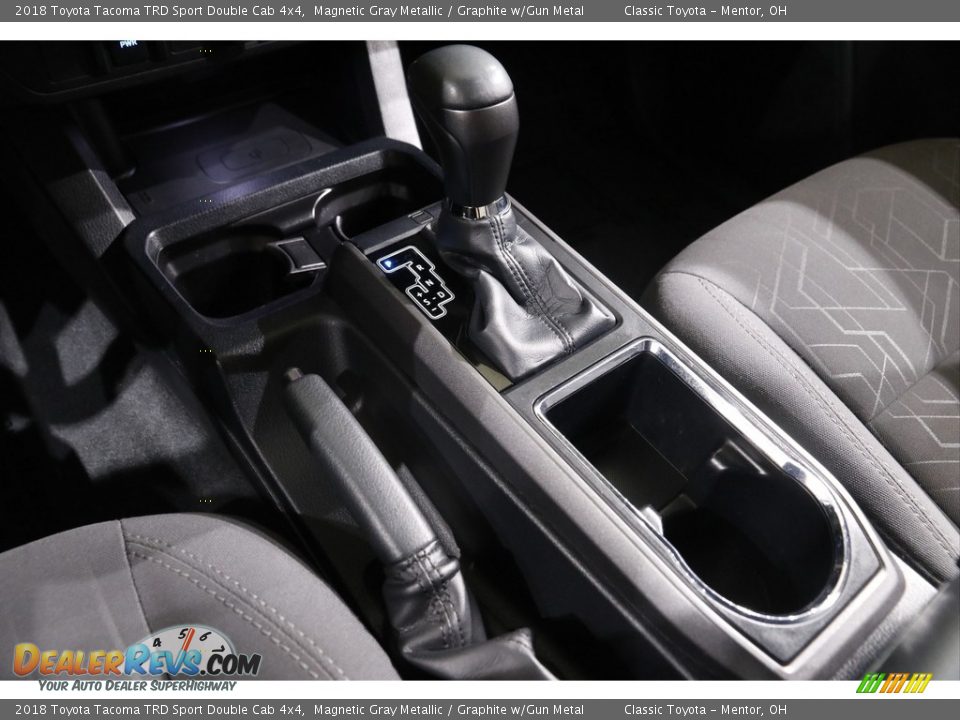 2018 Toyota Tacoma TRD Sport Double Cab 4x4 Magnetic Gray Metallic / Graphite w/Gun Metal Photo #13