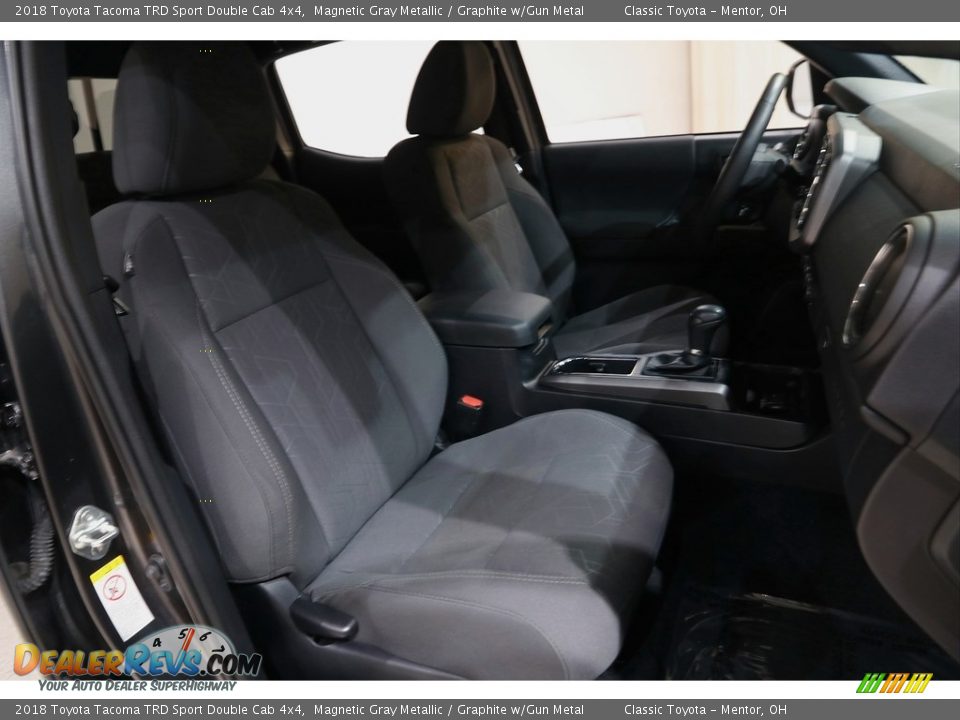 2018 Toyota Tacoma TRD Sport Double Cab 4x4 Magnetic Gray Metallic / Graphite w/Gun Metal Photo #14