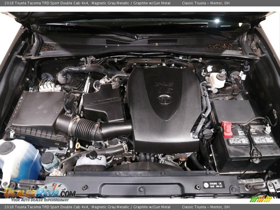 2018 Toyota Tacoma TRD Sport Double Cab 4x4 Magnetic Gray Metallic / Graphite w/Gun Metal Photo #18