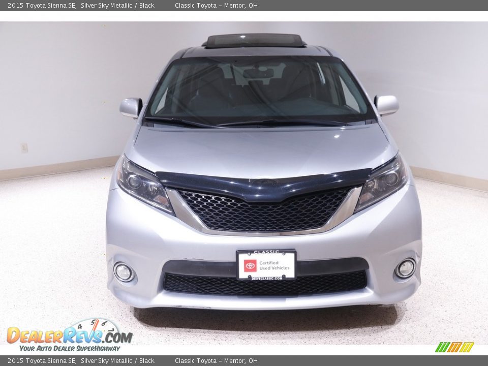 2015 Toyota Sienna SE Silver Sky Metallic / Black Photo #2