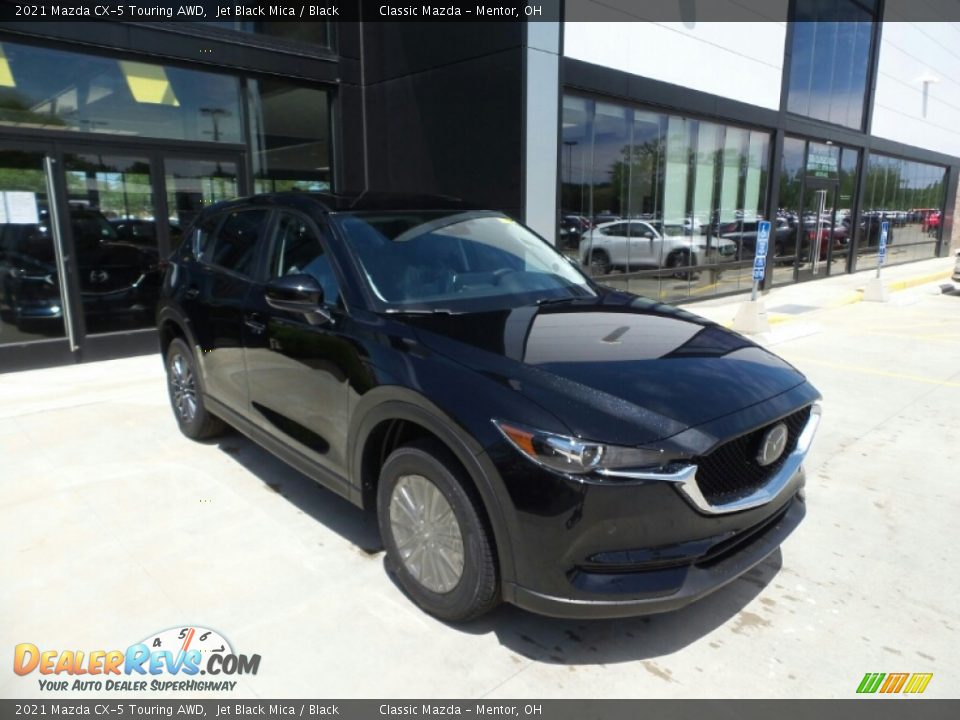 2021 Mazda CX-5 Touring AWD Jet Black Mica / Black Photo #1