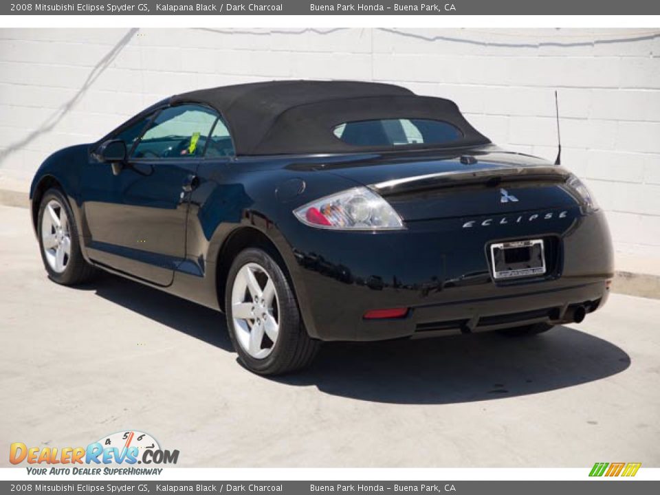 2008 Mitsubishi Eclipse Spyder GS Kalapana Black / Dark Charcoal Photo #2