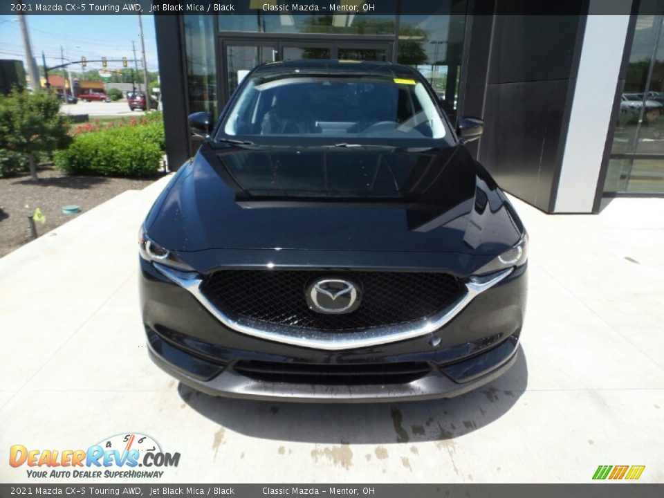 2021 Mazda CX-5 Touring AWD Jet Black Mica / Black Photo #2