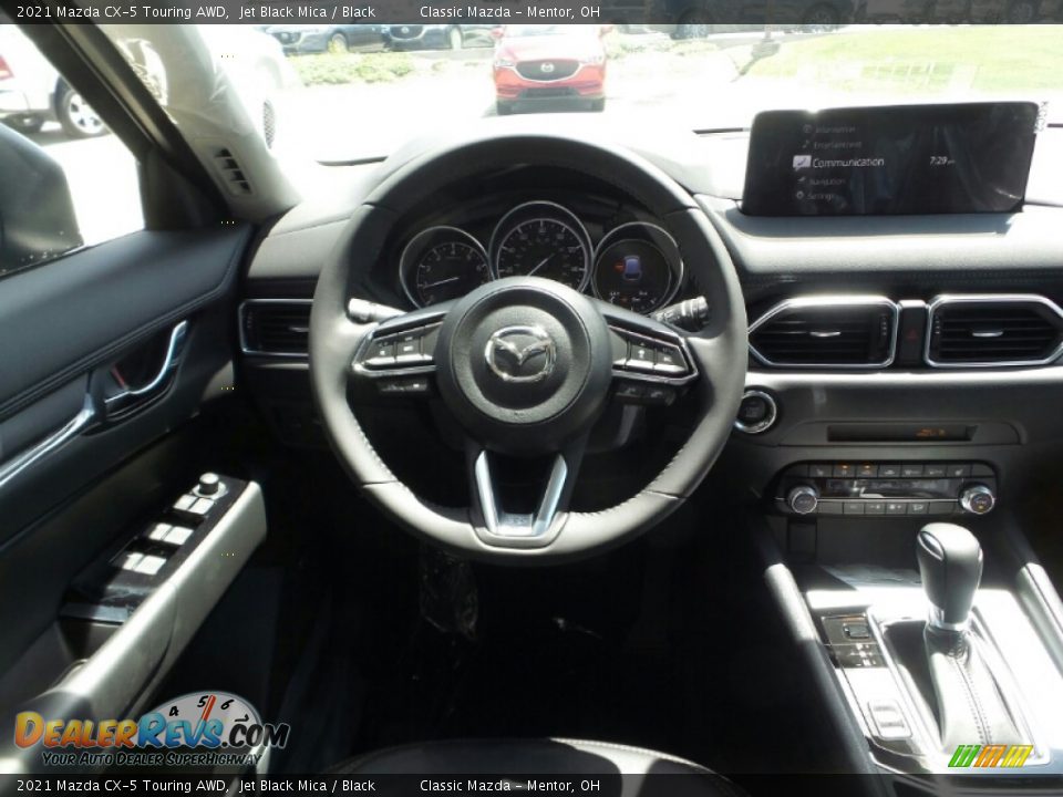 2021 Mazda CX-5 Touring AWD Jet Black Mica / Black Photo #4