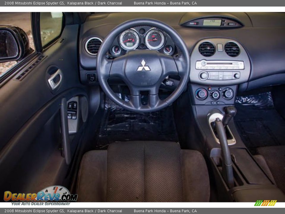 2008 Mitsubishi Eclipse Spyder GS Kalapana Black / Dark Charcoal Photo #5