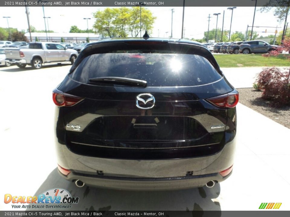 2021 Mazda CX-5 Touring AWD Jet Black Mica / Black Photo #5