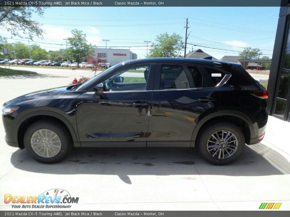 2021 Mazda CX-5 Touring AWD Jet Black Mica / Black Photo #6