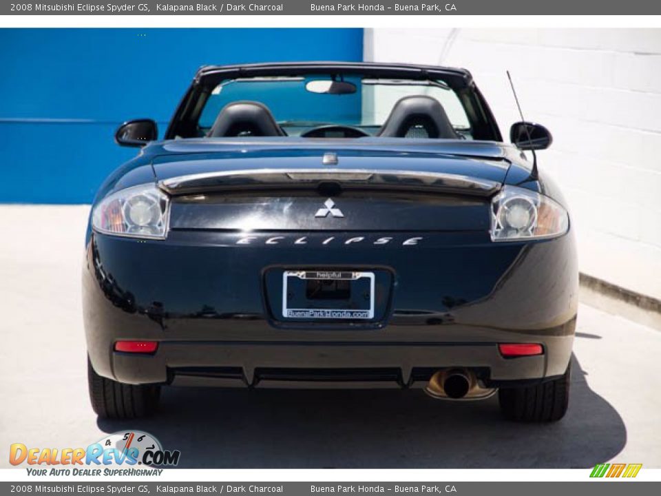 2008 Mitsubishi Eclipse Spyder GS Kalapana Black / Dark Charcoal Photo #12