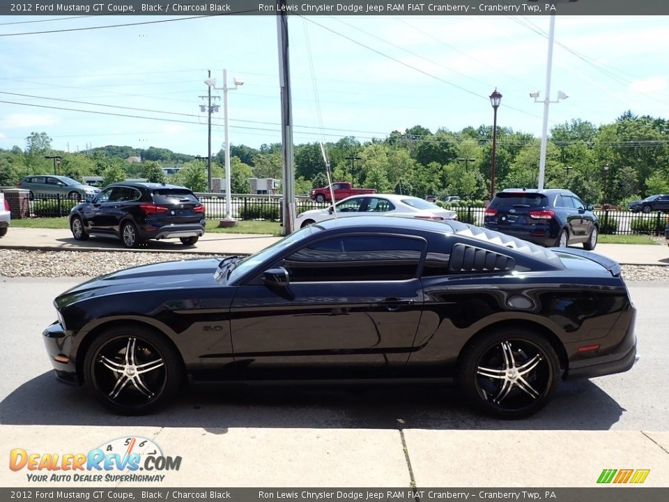 2012 Ford Mustang GT Coupe Black / Charcoal Black Photo #6