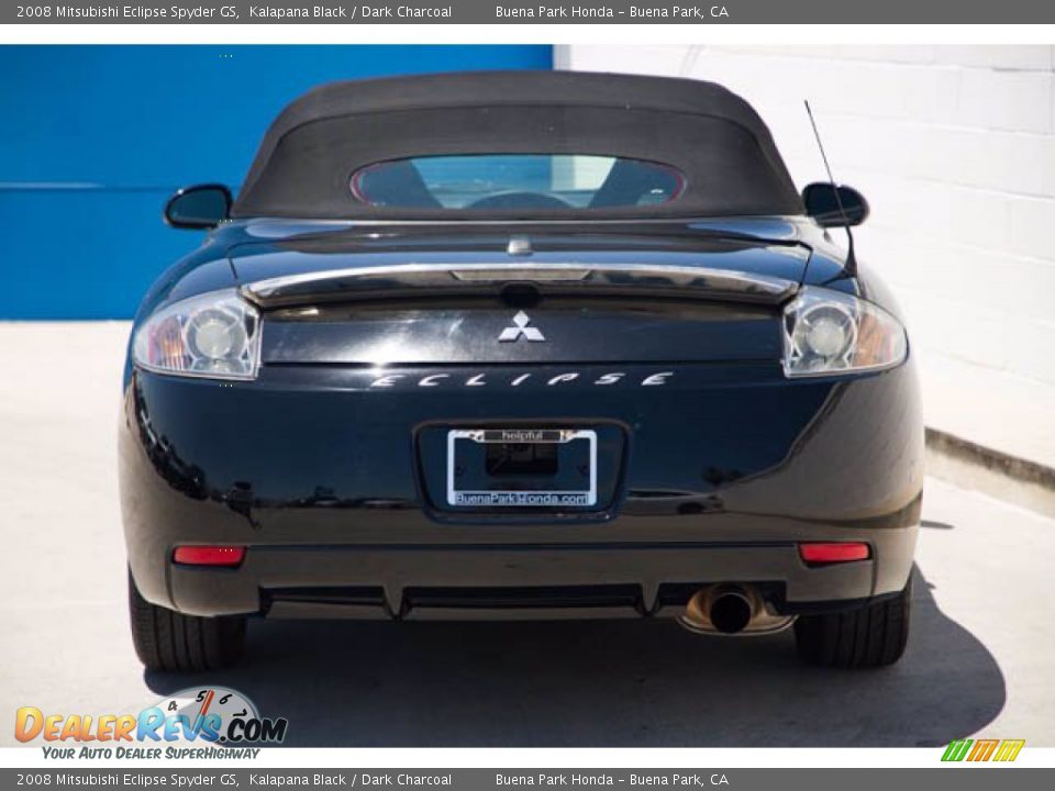 2008 Mitsubishi Eclipse Spyder GS Kalapana Black / Dark Charcoal Photo #13