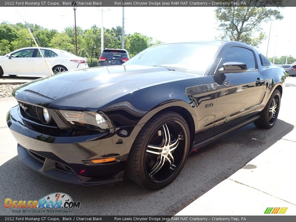 2012 Ford Mustang GT Coupe Black / Charcoal Black Photo #7