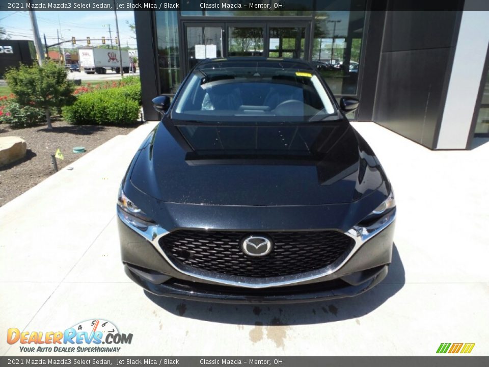 2021 Mazda Mazda3 Select Sedan Jet Black Mica / Black Photo #2