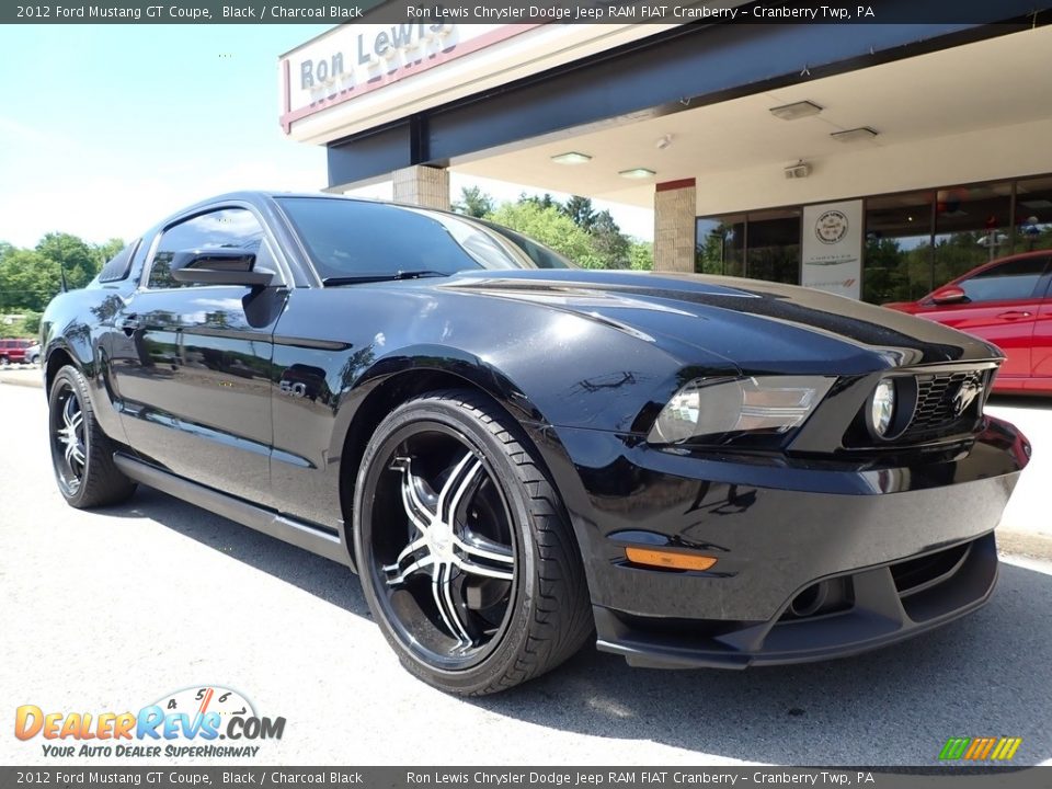 2012 Ford Mustang GT Coupe Black / Charcoal Black Photo #10