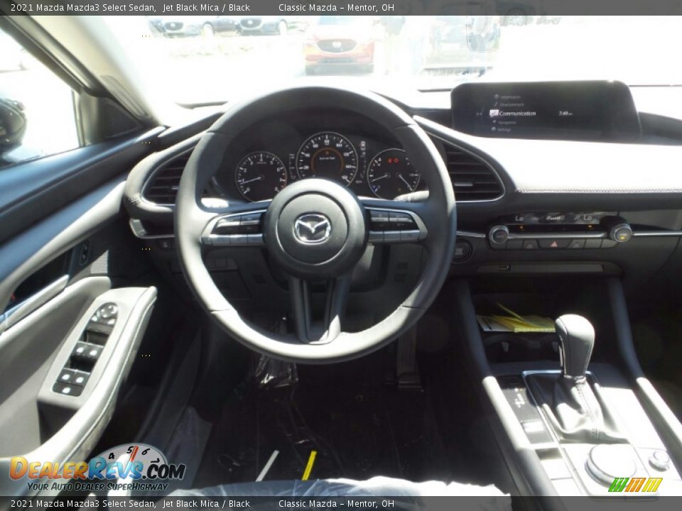 2021 Mazda Mazda3 Select Sedan Jet Black Mica / Black Photo #4