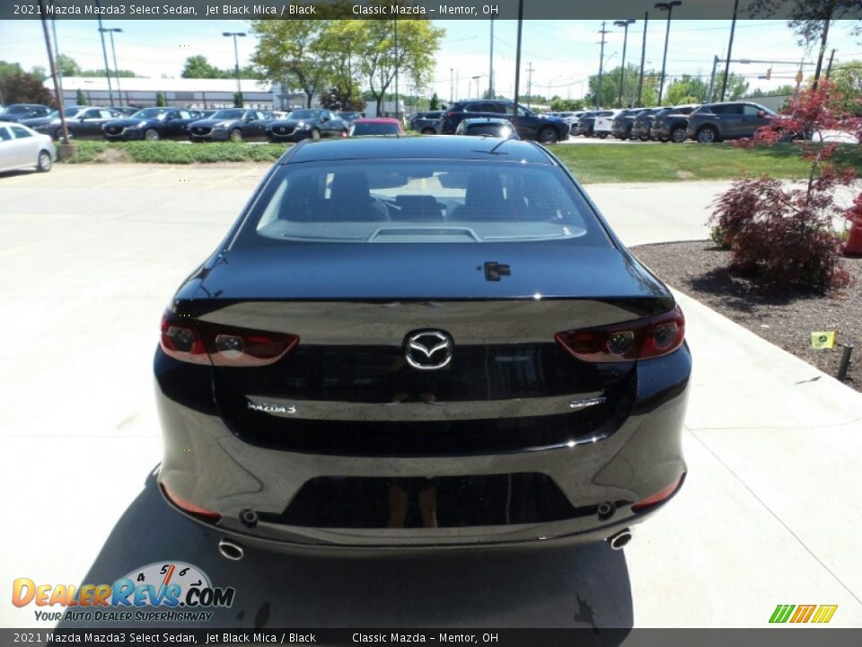2021 Mazda Mazda3 Select Sedan Jet Black Mica / Black Photo #5