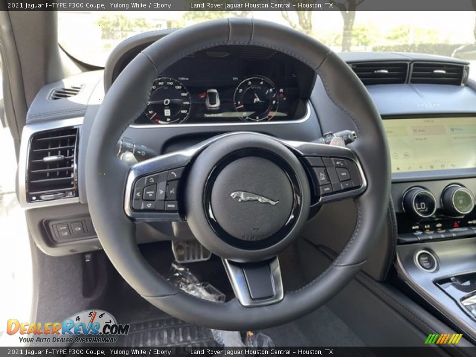 2021 Jaguar F-TYPE P300 Coupe Yulong White / Ebony Photo #15