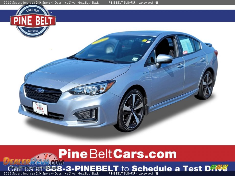 2019 Subaru Impreza 2.0i Sport 4-Door Ice Silver Metallic / Black Photo #1