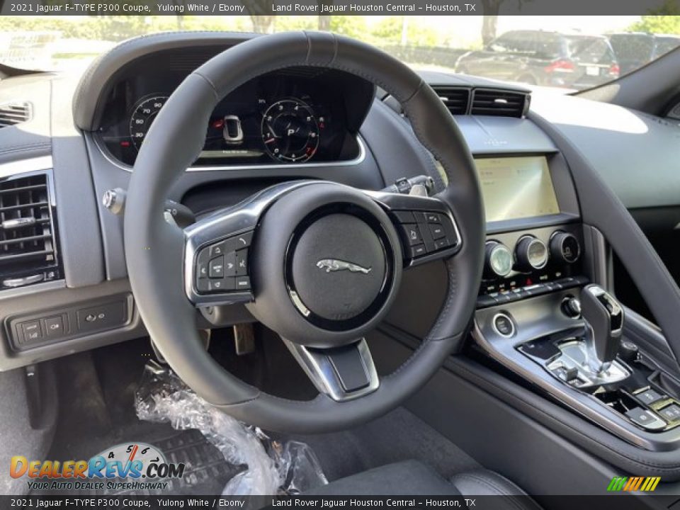 2021 Jaguar F-TYPE P300 Coupe Yulong White / Ebony Photo #24