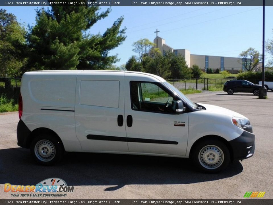 2021 Ram ProMaster City Tradesman Cargo Van Bright White / Black Photo #4