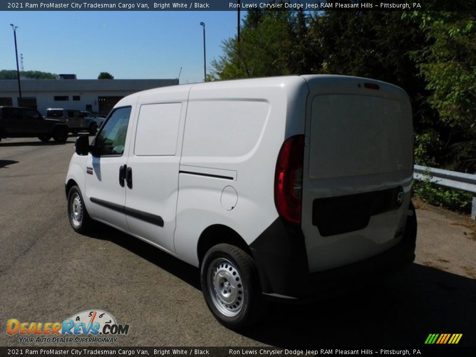 2021 Ram ProMaster City Tradesman Cargo Van Bright White / Black Photo #8