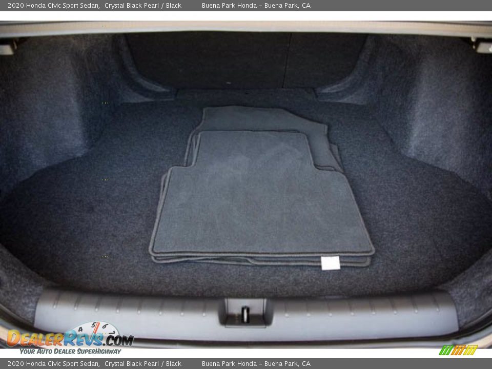 2020 Honda Civic Sport Sedan Crystal Black Pearl / Black Photo #20