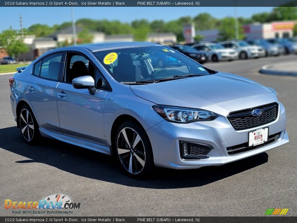 2019 Subaru Impreza 2.0i Sport 4-Door Ice Silver Metallic / Black Photo #15