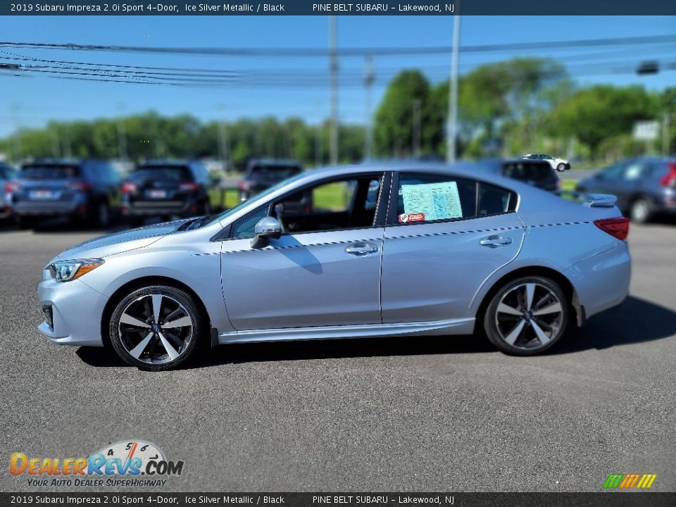 2019 Subaru Impreza 2.0i Sport 4-Door Ice Silver Metallic / Black Photo #18