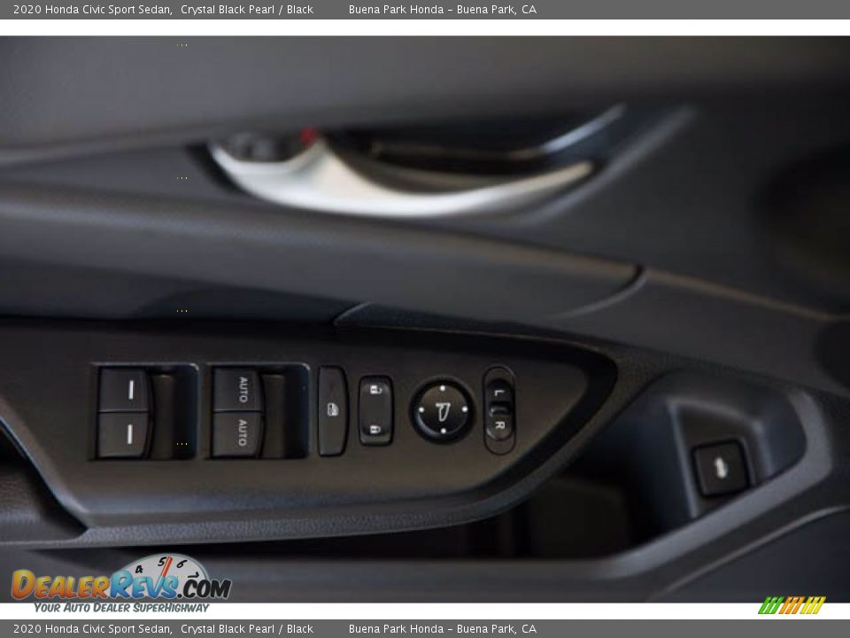 2020 Honda Civic Sport Sedan Crystal Black Pearl / Black Photo #29