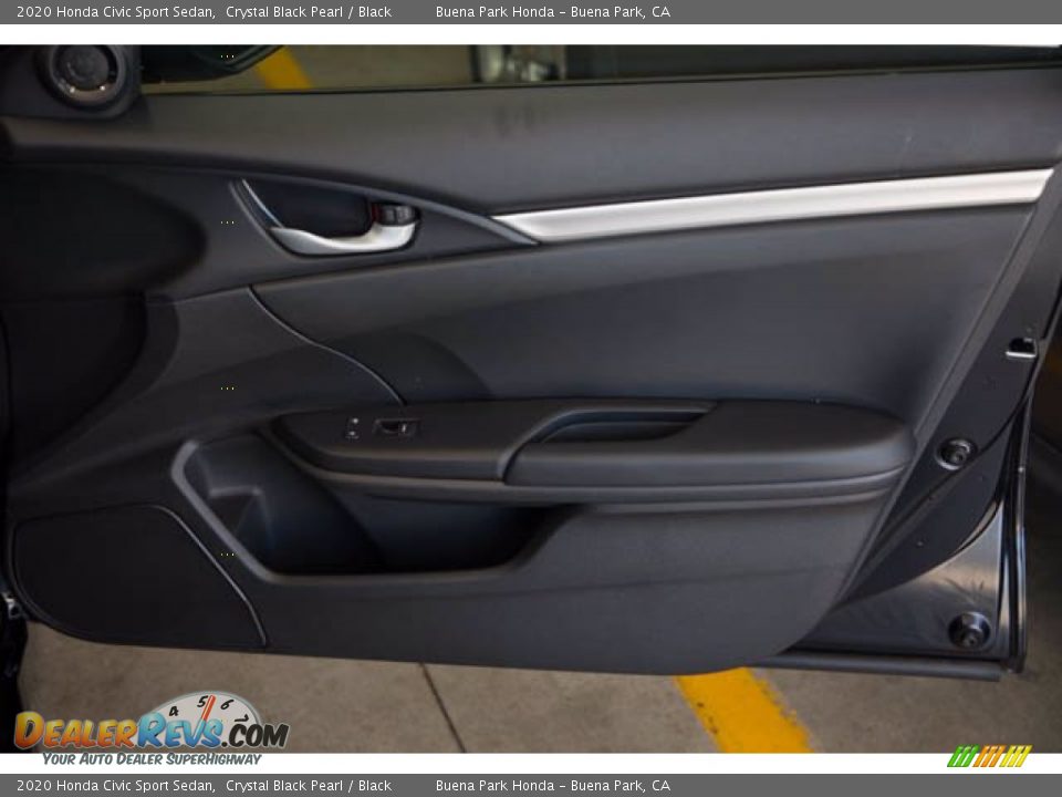 2020 Honda Civic Sport Sedan Crystal Black Pearl / Black Photo #32