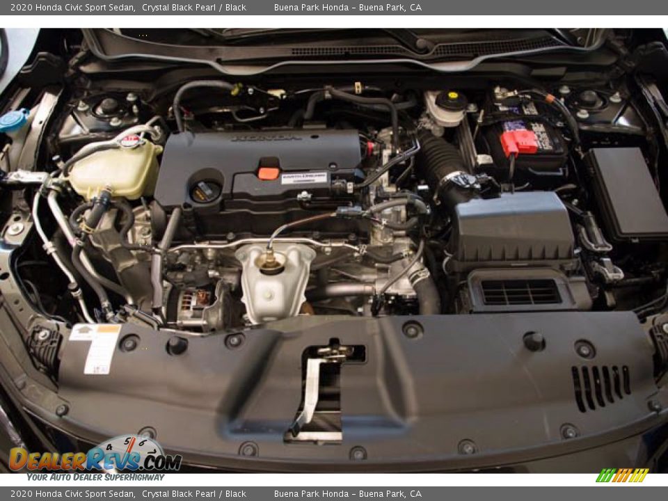 2020 Honda Civic Sport Sedan Crystal Black Pearl / Black Photo #33