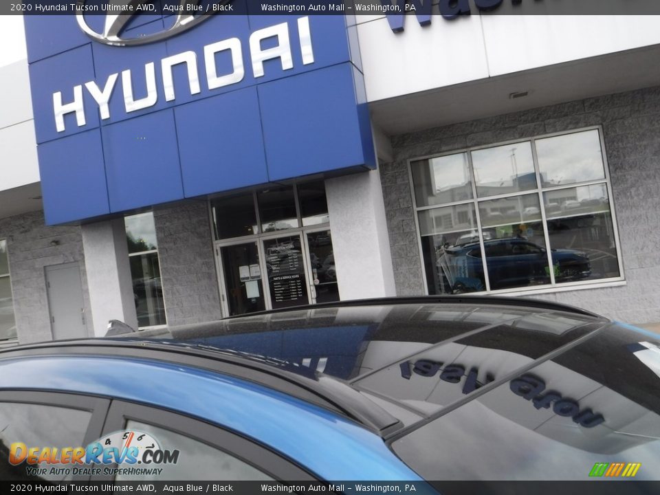 2020 Hyundai Tucson Ultimate AWD Aqua Blue / Black Photo #4