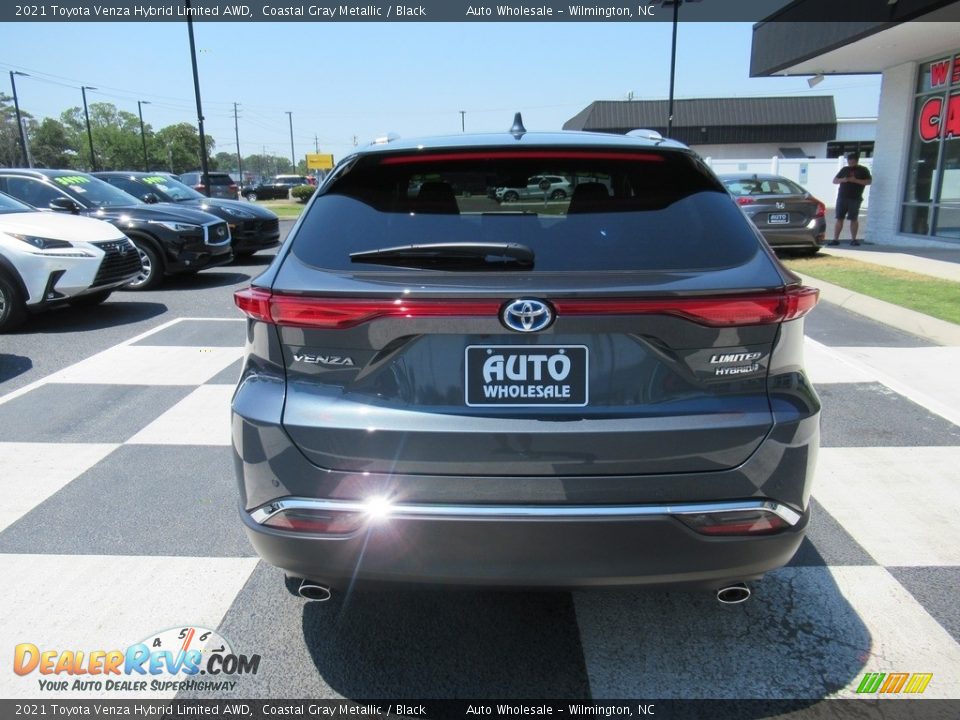 2021 Toyota Venza Hybrid Limited AWD Coastal Gray Metallic / Black Photo #4