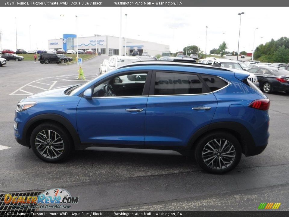 2020 Hyundai Tucson Ultimate AWD Aqua Blue / Black Photo #7