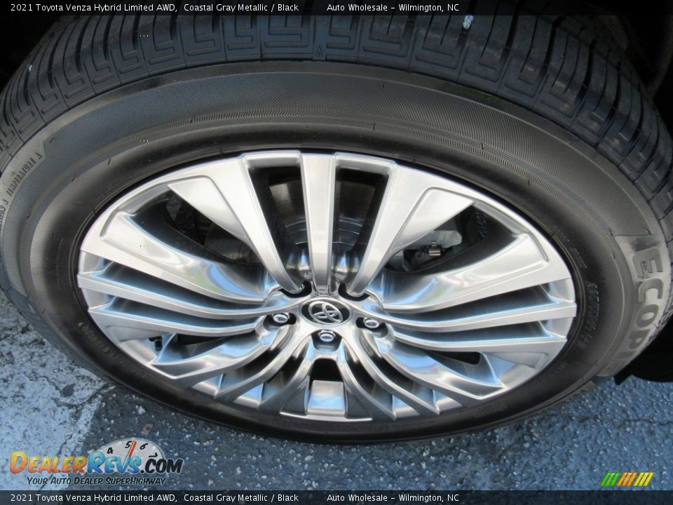 2021 Toyota Venza Hybrid Limited AWD Coastal Gray Metallic / Black Photo #7