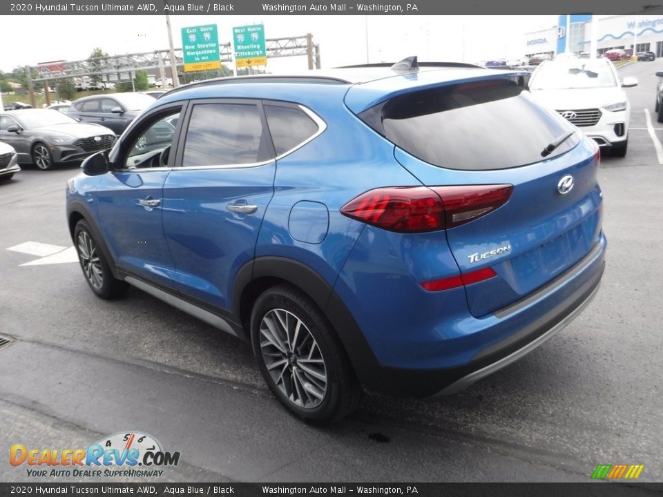 2020 Hyundai Tucson Ultimate AWD Aqua Blue / Black Photo #8