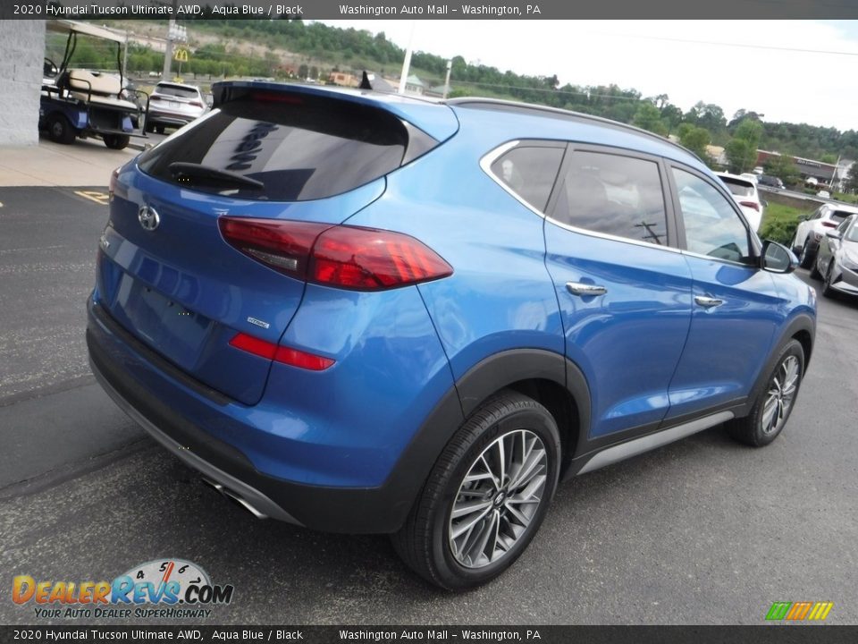 2020 Hyundai Tucson Ultimate AWD Aqua Blue / Black Photo #10