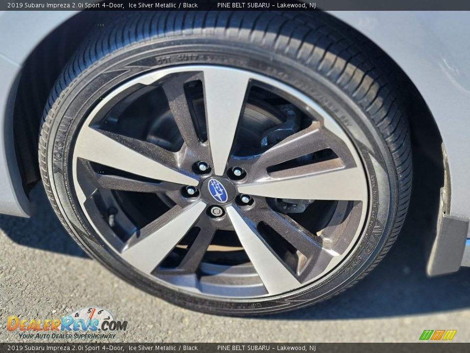 2019 Subaru Impreza 2.0i Sport 4-Door Ice Silver Metallic / Black Photo #34