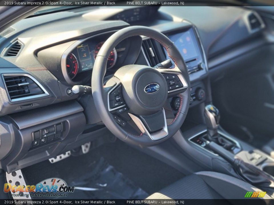 2019 Subaru Impreza 2.0i Sport 4-Door Ice Silver Metallic / Black Photo #35