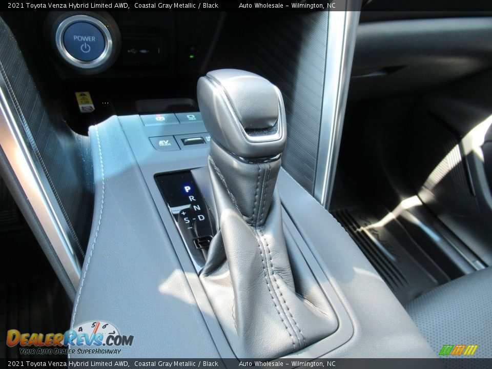 2021 Toyota Venza Hybrid Limited AWD Coastal Gray Metallic / Black Photo #19