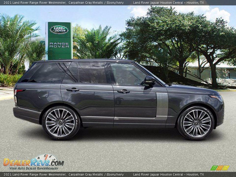 2021 Land Rover Range Rover Westminster Carpathian Gray Metallic / Ebony/Ivory Photo #11