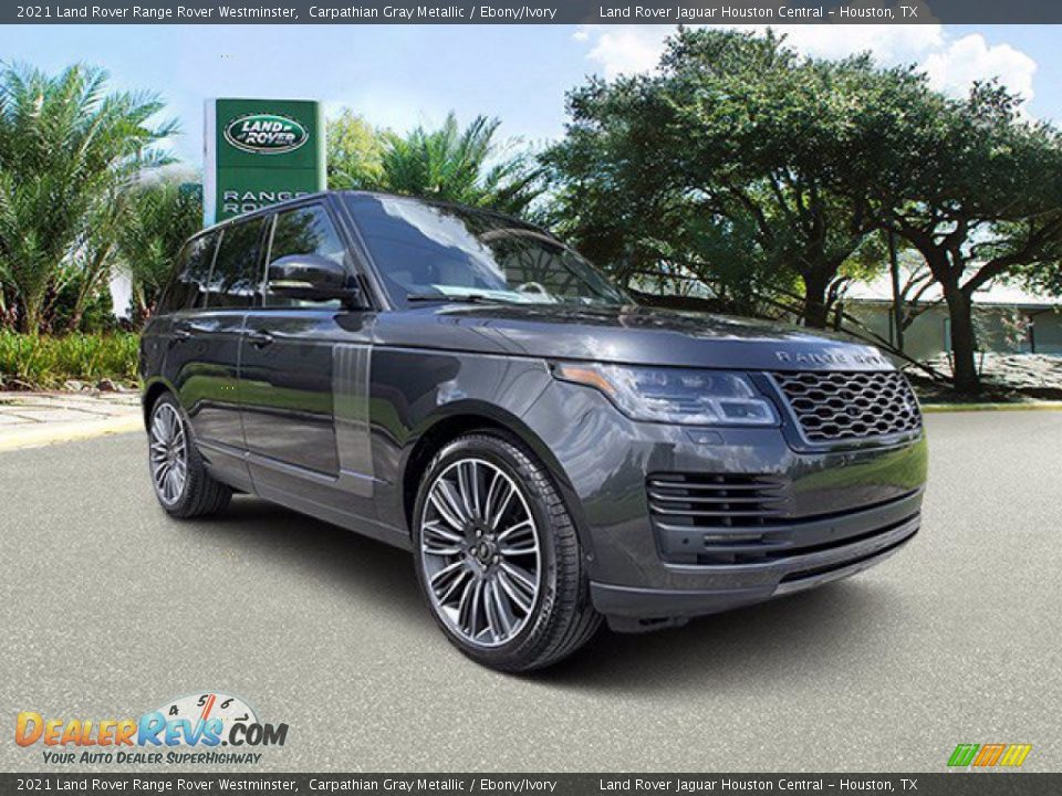 2021 Land Rover Range Rover Westminster Carpathian Gray Metallic / Ebony/Ivory Photo #12