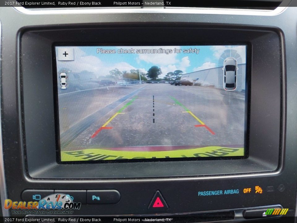 2017 Ford Explorer Limited Ruby Red / Ebony Black Photo #17