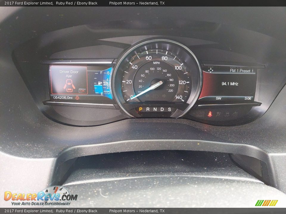 2017 Ford Explorer Limited Ruby Red / Ebony Black Photo #20