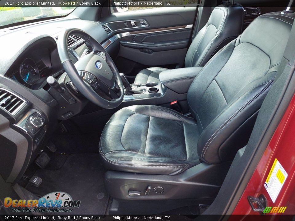 2017 Ford Explorer Limited Ruby Red / Ebony Black Photo #21