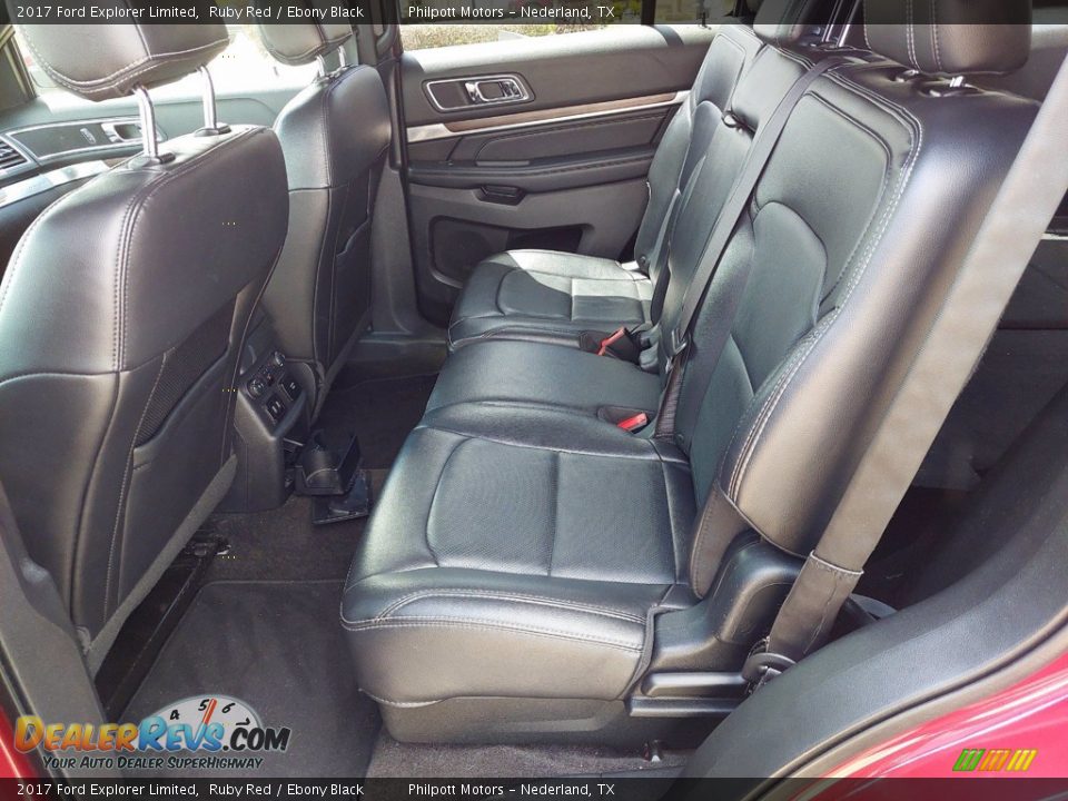 2017 Ford Explorer Limited Ruby Red / Ebony Black Photo #23